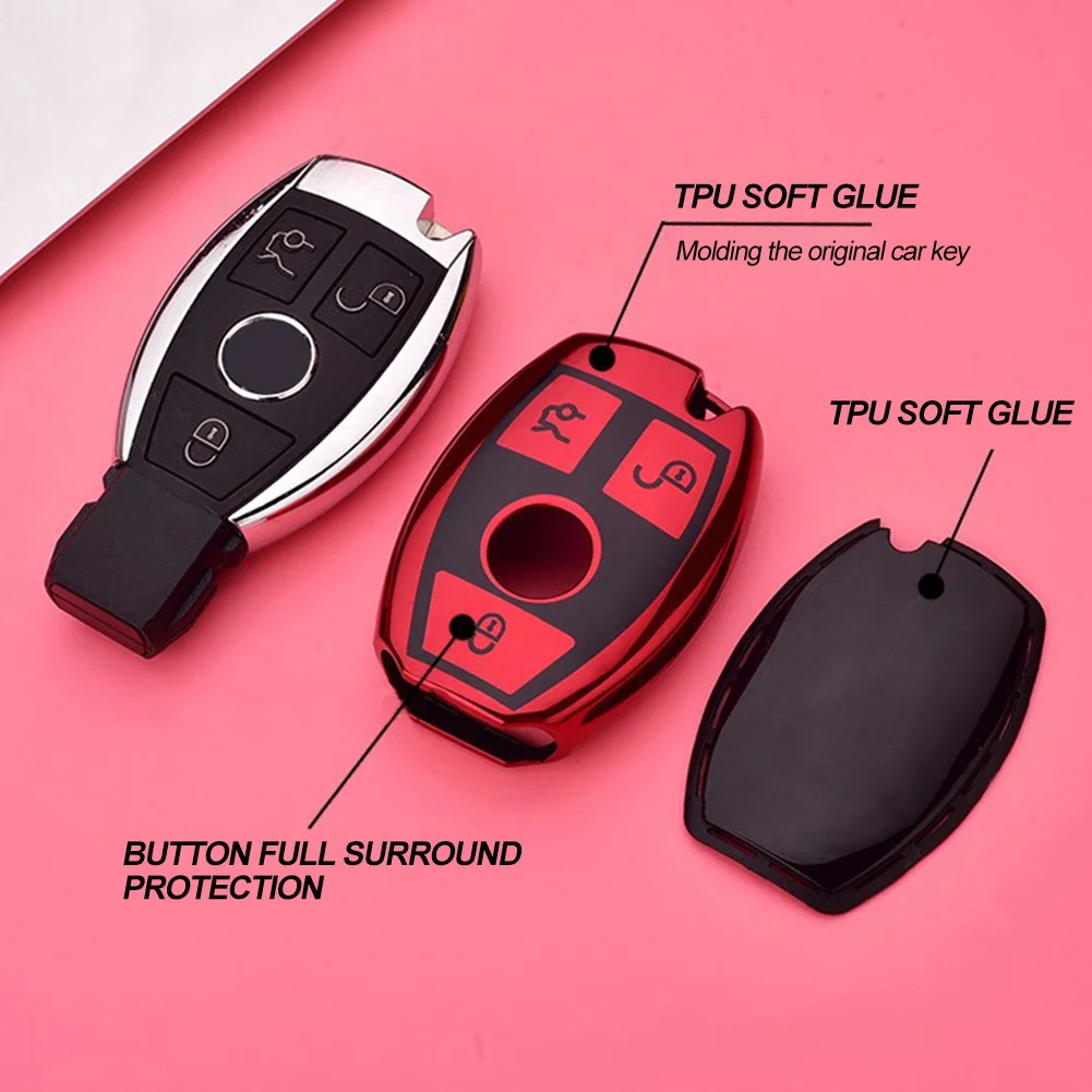 Мягкий чехол из ТПУ для автомобильного ключа с дистанционным управлением