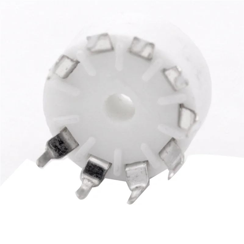 10 шт. керамический 9-контактный B9A разъем для монтажа печатной платы 12AX7 12AT7 12AU7 6DJ8