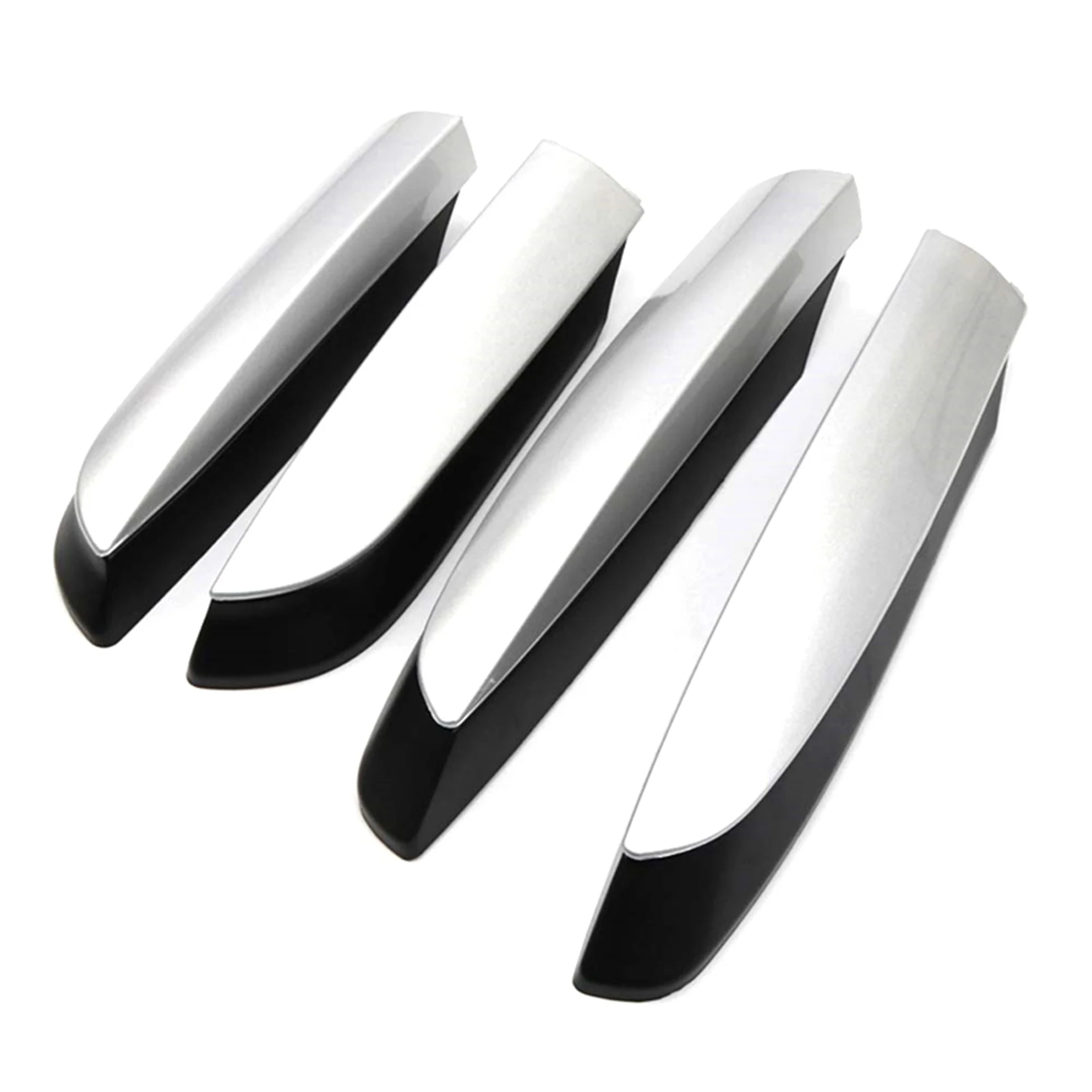 

4Pcs Roof Rack Rail End Shells Luggage Rack Cover for Toyota RAV4 2013-2018