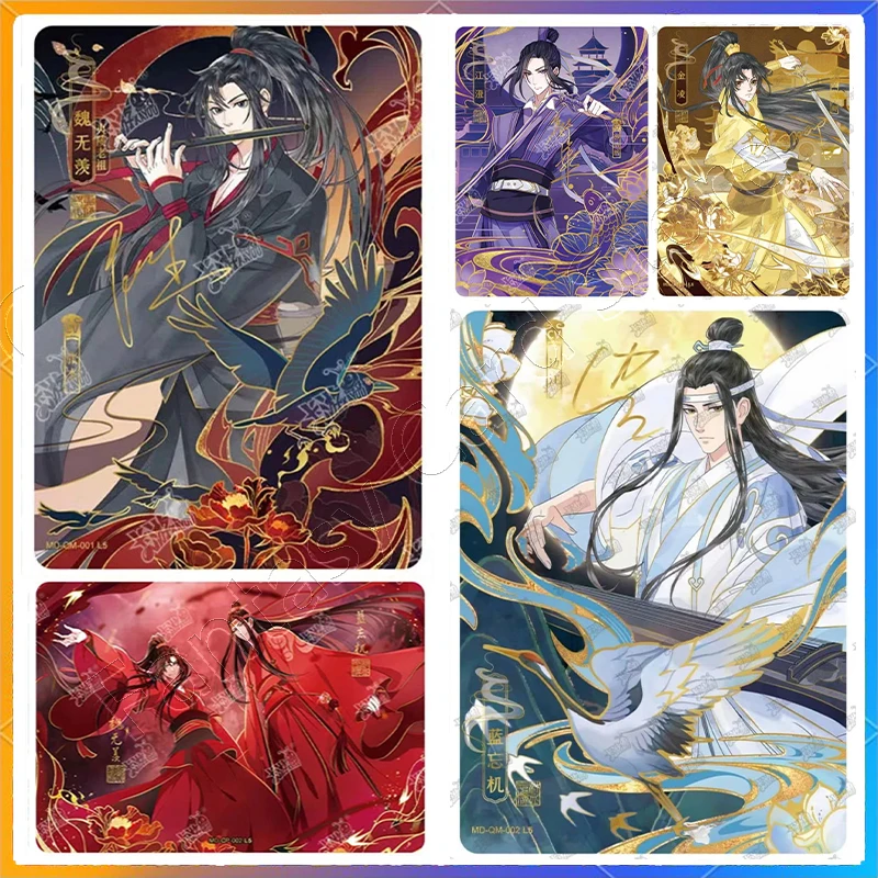 

Original KAYOU Animation MoDaoZuShi Cards QM card Drunk Dreams Wei Wuxian Lan Wangji Signature Card Collection Card Master Devil