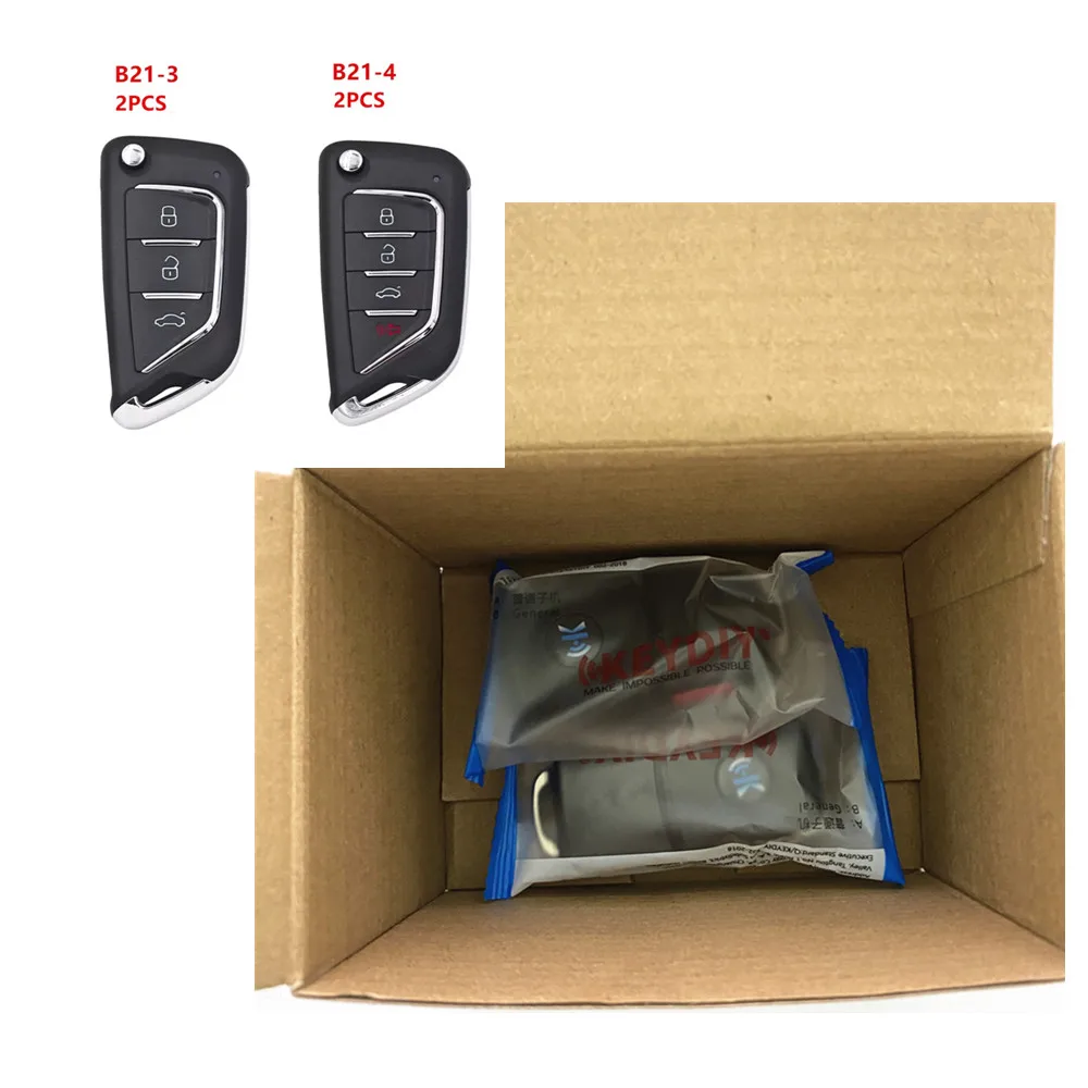 

2 шт. KEYDIY B21-3/4 универсальный многофункциональный контроль B21-3 B21-4 проводные автомобильные ключи для KD900/KD MINI/KD-X2 программатор ключей