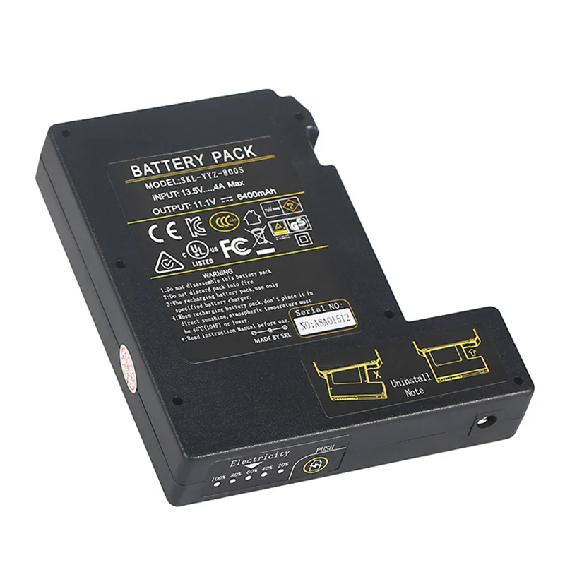 Original COMPTYCO Fiber Fusion Splicer  Battery FS-60E Fiber Optical Hot Melt Welding Machine  Battery