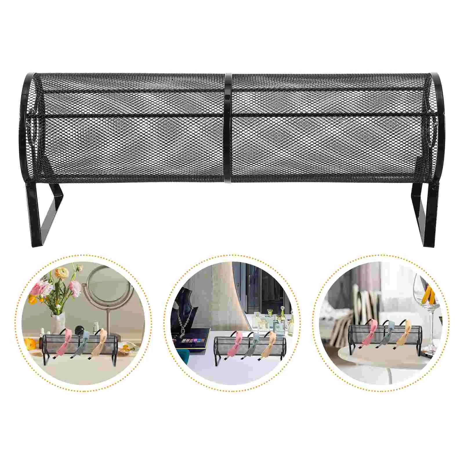 

Display Headband Organizer Holder Stand Rack Hair Storage Scrunchy Ties Hairband Bar Hoop Scrunchie Accessory Container Bracelet