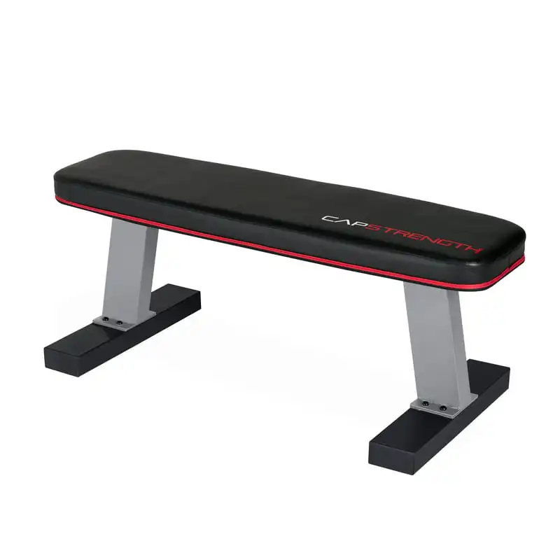 

Strength Heavy Duty Flat Bench, Gray Finish (600lb Weight Capacity)