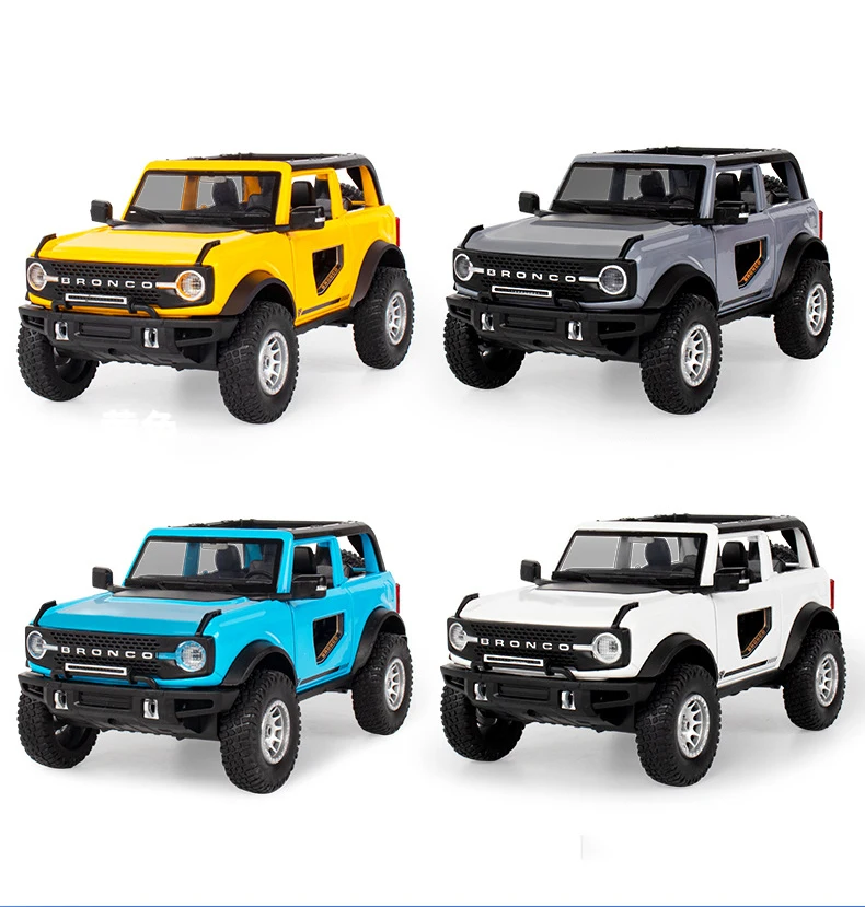 

1:32 Ford Bronco Lima SUV Alloy Diecasts Toy Vehicles Metal Toy Car Model Pull Back Collection Kids Toy Gift A465