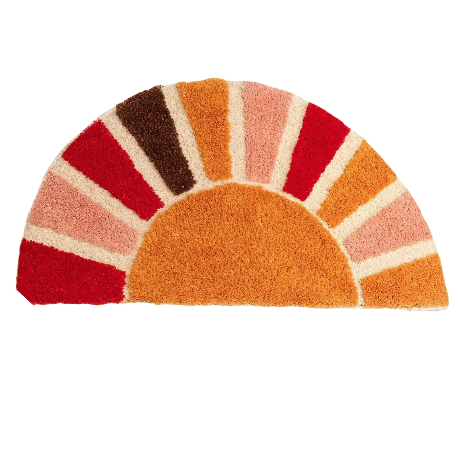 

Funny Bathroom Rugs Home Decoration Black White Washable Indoor Floor Soft Half Circle Water Absorption Dry Quickly Door Cheese