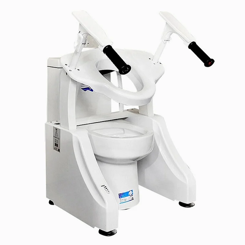 Electric Toilet Incline Lift Is Adjustable Frame Padded Toilet Aid For Elderly Handicapped Disabled