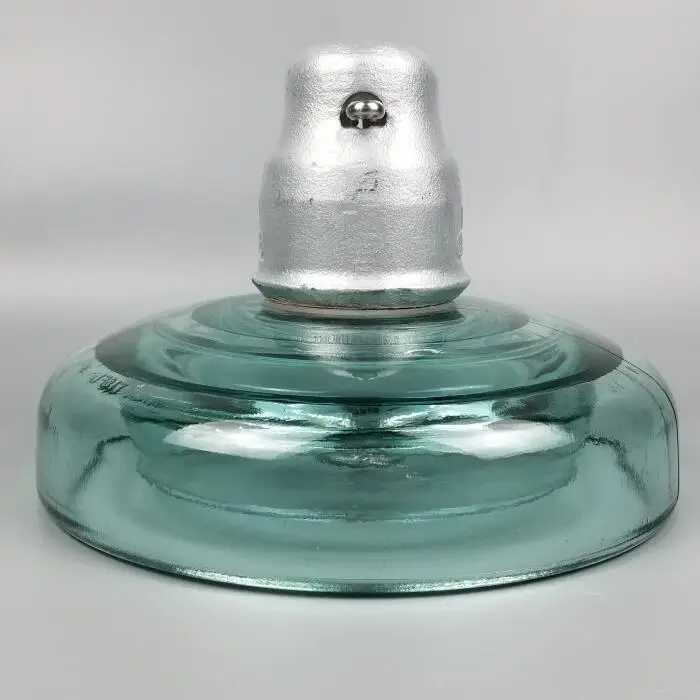 

120kN HV glass disc string strain suspension tension insulator