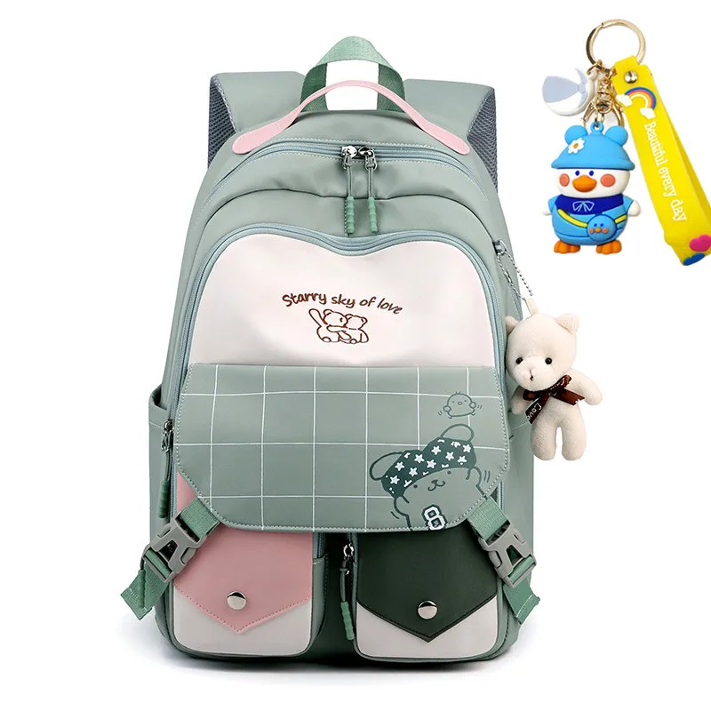waterproof Orthopedic Backpack Children School Bags for Girls Primary school backpack schoolbag kids book bag Mochila Infantil
