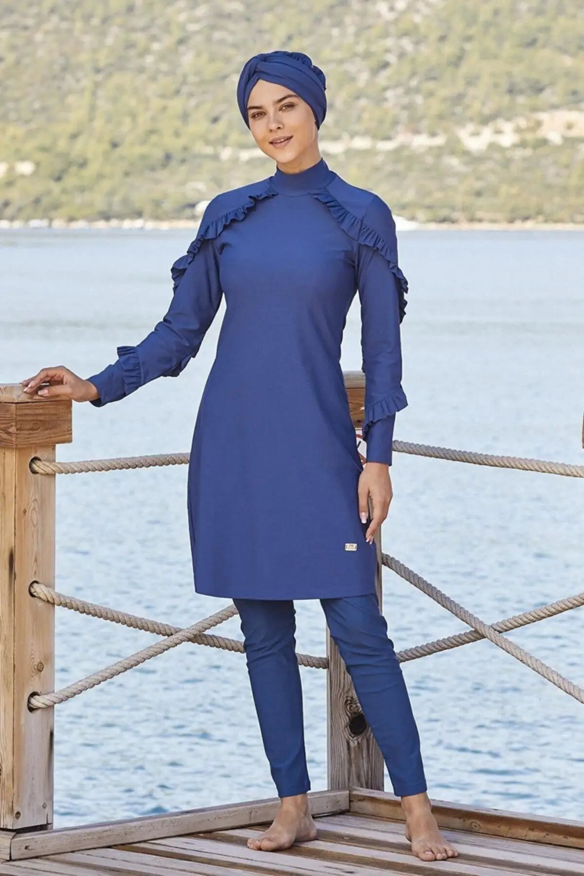 

New Burkinis Muslim Swimwear Modest Summer Clothing Long Sleeve Swimming Hijab Sport Islamic Swimsuit Bathing Suit Suit