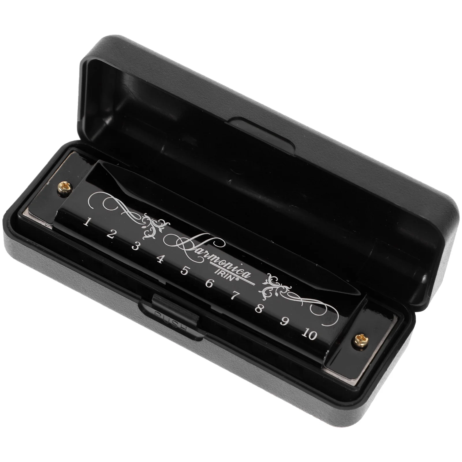 

Ten Holes Harmonica Key Child Juguetes Adultos Accordion Abs Small Musical Instrument