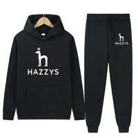2022autumnand winter new european and american hazzys two piece sweater casual pants sports breathable suit for men and women