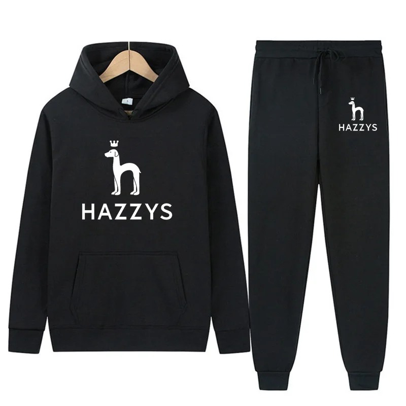 Новинка Осень-зима 2022 свитер из двух частей и повседневные брюки hazzys в