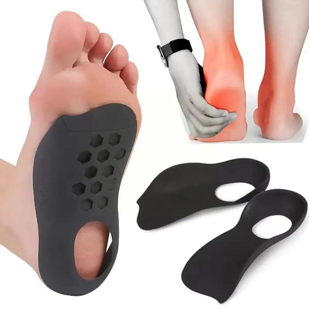 

Orthotics Flat Foot Improve Blood Circulation Metabolism Pad Correction Arch XO-Legs Insoles Support Pain Reduce Orthopedic M9K3