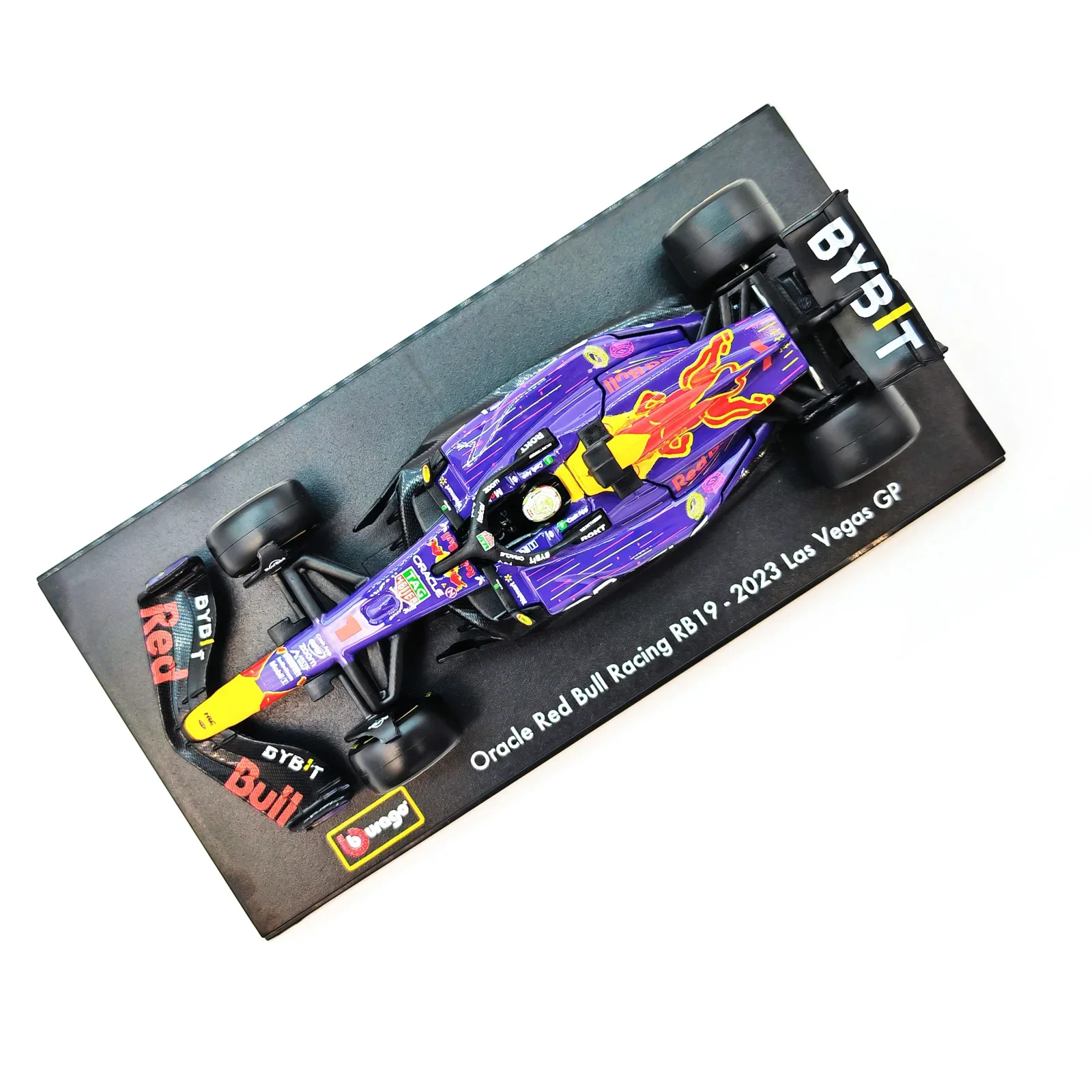 Bburago 1/18 F1 Red Bull Racing RB19 Las Vegas Livery AMR23 2023 литая под давлением модель автомобиля из