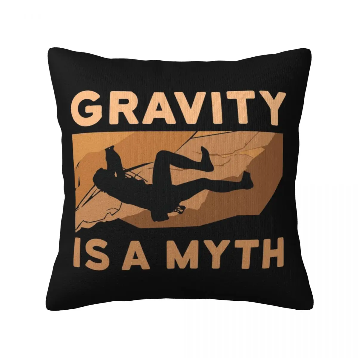 

Rock Climbing Pillow Case Sports Polyester Bedroom Pillowcase Zipper Spring Universal Cover