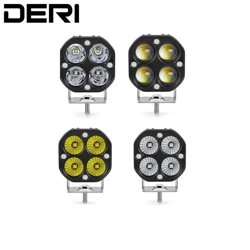 

3 Inch LED Driving Work Light Flood Spot Beam Fog Light For Motorcycle Truck 4X4 4WD Tractor Off Road White Yellow Amber 12V 24V