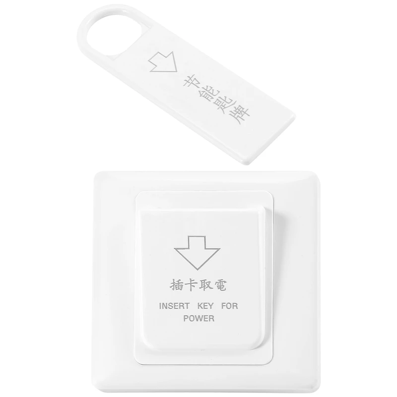 

6X High Grade Hotel Magnetic Card Switch Energy Saving Switch Insert Key For Power