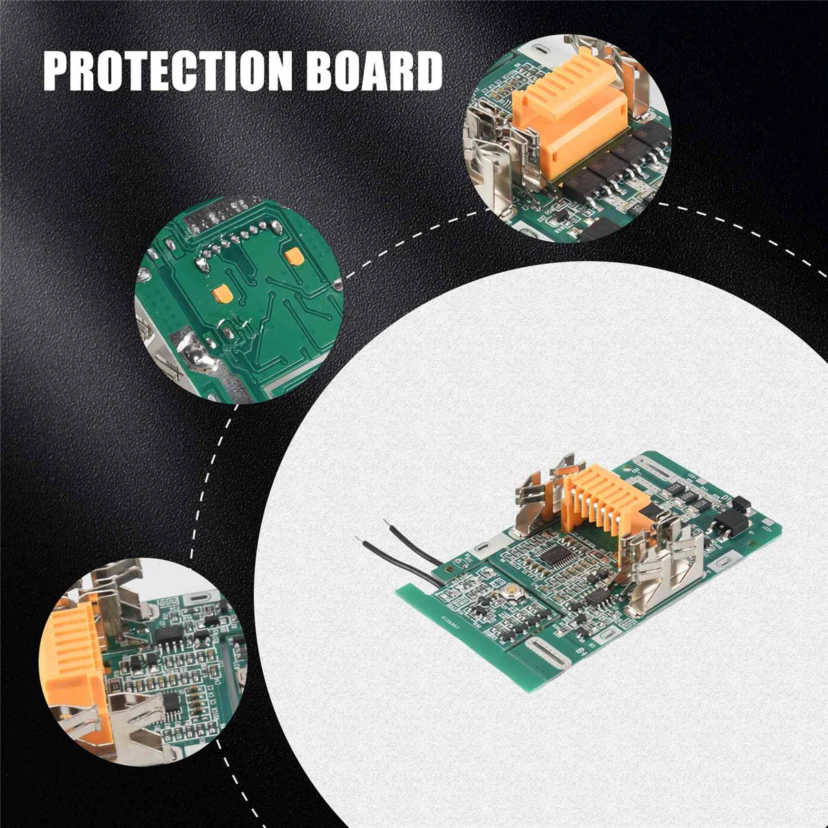 BL1830 Литий-ионный аккумулятор PCB Плата защиты от зарядки для электроинструментов 18 В BL1815 BL1860 LXT400 Bl1850-PZZW (art.: 3920d0899cb93) - 3920d0899cb93
