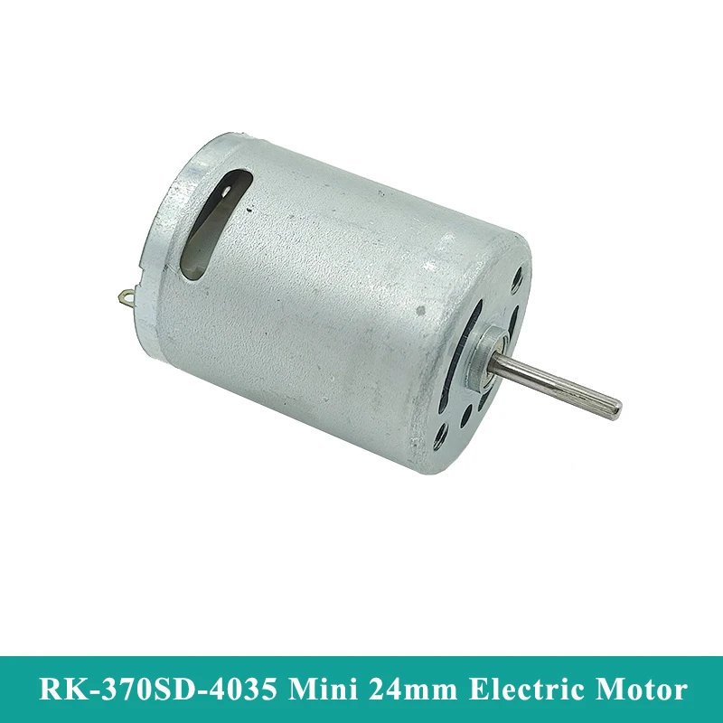 

RK-370SD-4035 Micro 370 DC Motor DC 3.7V 5V 6V 7.4V 33000RPM High Speed Large Torque Mini 24mm Electric Motor DIY Toy Car Boat