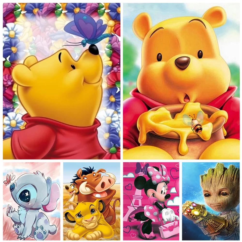 

Алмазная вышивка «Винни-Пух», 5D