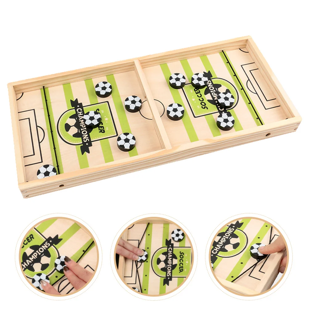 

Soccer Bouncing Chess Catapult Game Plaything Adult-toys Hockey Interactive Ejection Wooden Fun Child