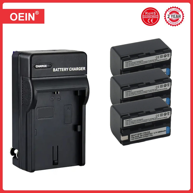 Аккумулятор 2800 мАч NP-FS20 NP-FS21 NP-FS22 для Sony DCR-PC5E DCR-PC3E PC1E PC2E PC5L PC4 TRV1VE PC4E