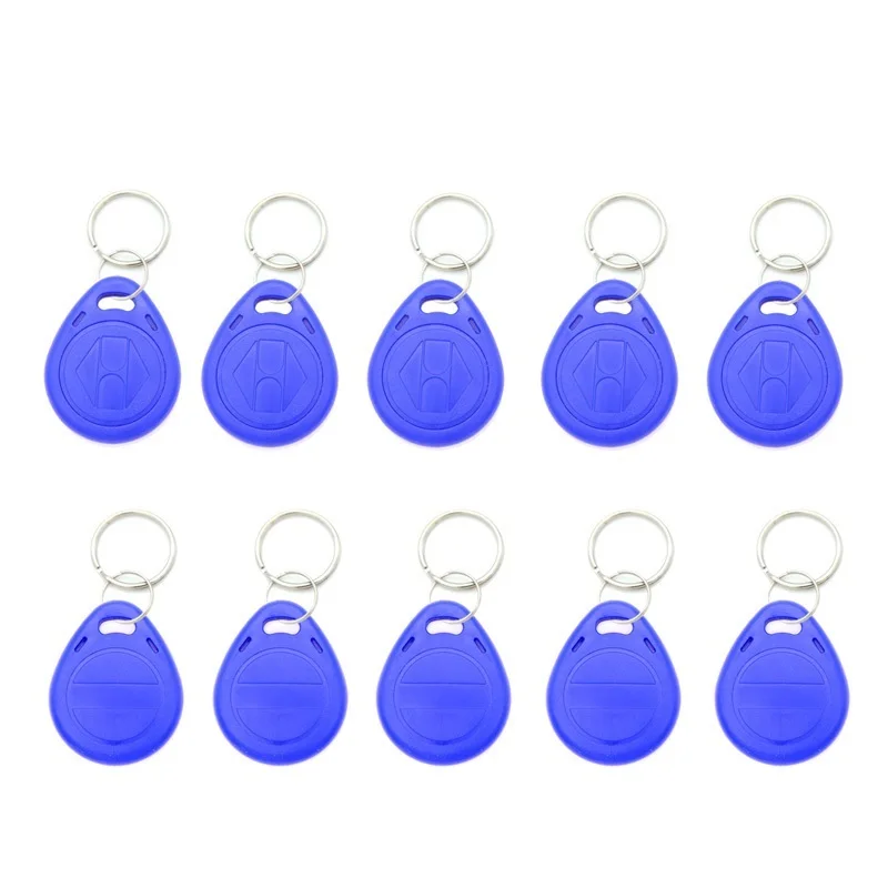 

2023 100pcs Blue EM4305 T5577 Blank Key Tag RFID Chip Ring Tags Keytag 125 khz Copy Rewritable Writable Rewrite Duplicate 125khz