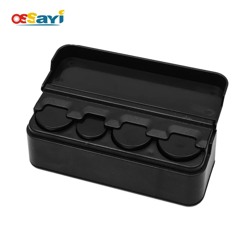 

Carsun Brand New 1Pc Car Organizer Rolls Plastic Pocket Telescopic Dash Coins Case Storage Box Holder Container Black