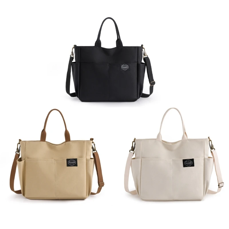 

Trendy Canvas Handbag Large Capactiy Crossbody Shoulder Bags Tote for TRAVELER