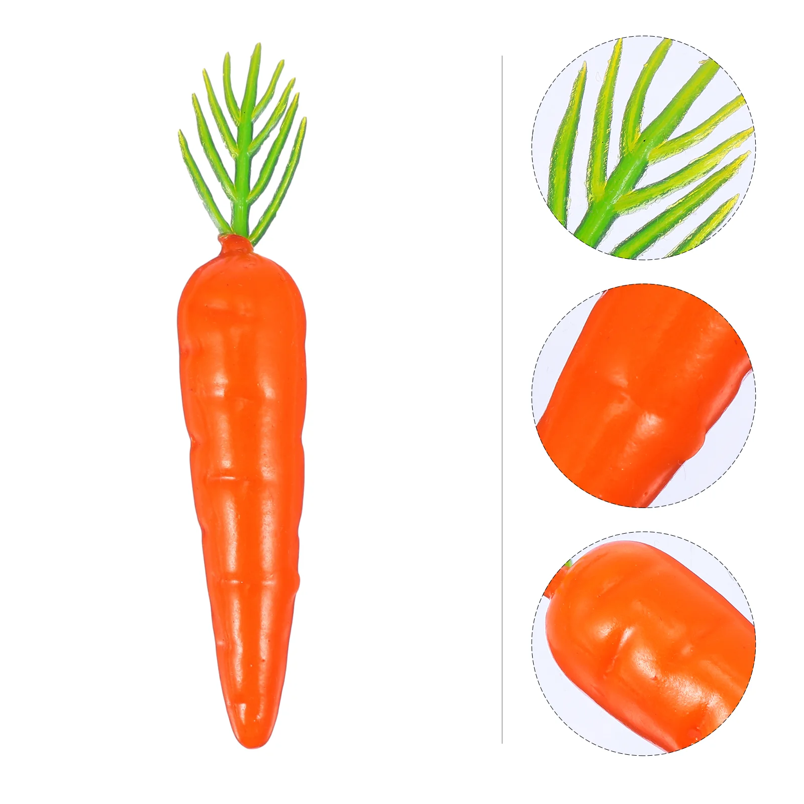 

Carrot Easter Carrots Ornament Fake Party Toy Miniature Figure Play Pretend Kitchen Mini Tree Vegetable Model Decor Artificial