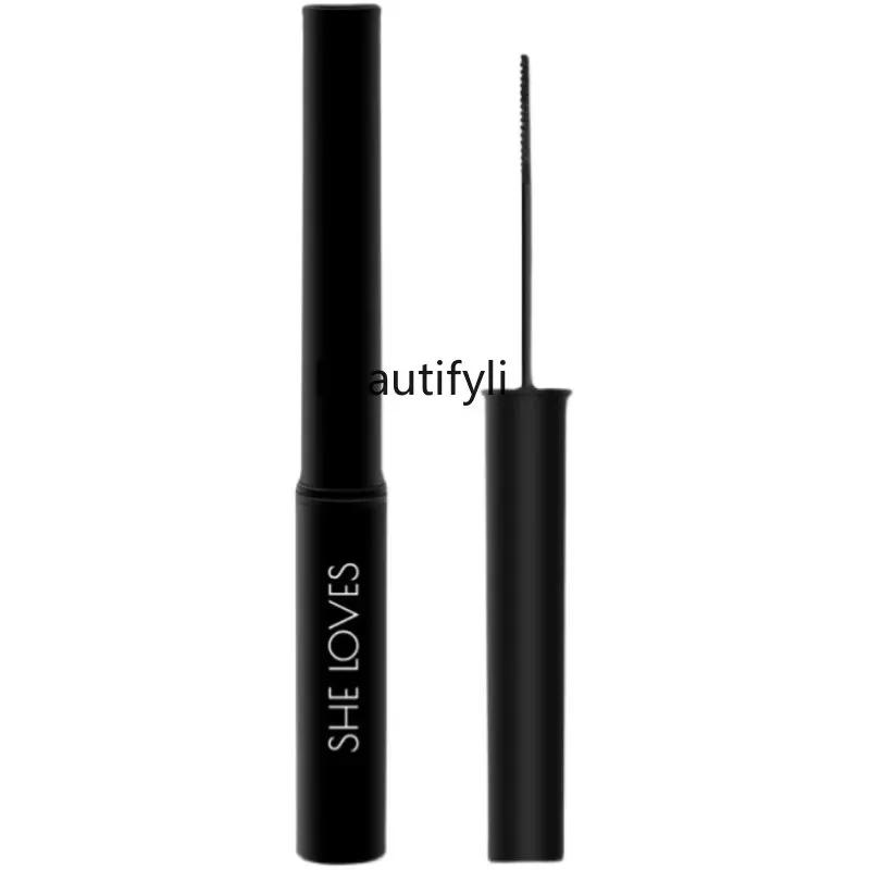 

zq Extremely Small Brush Head Long-Lasting Sweat-Proof Long Curling Non-Smudging Non-Makeup Mascara Female Shaping