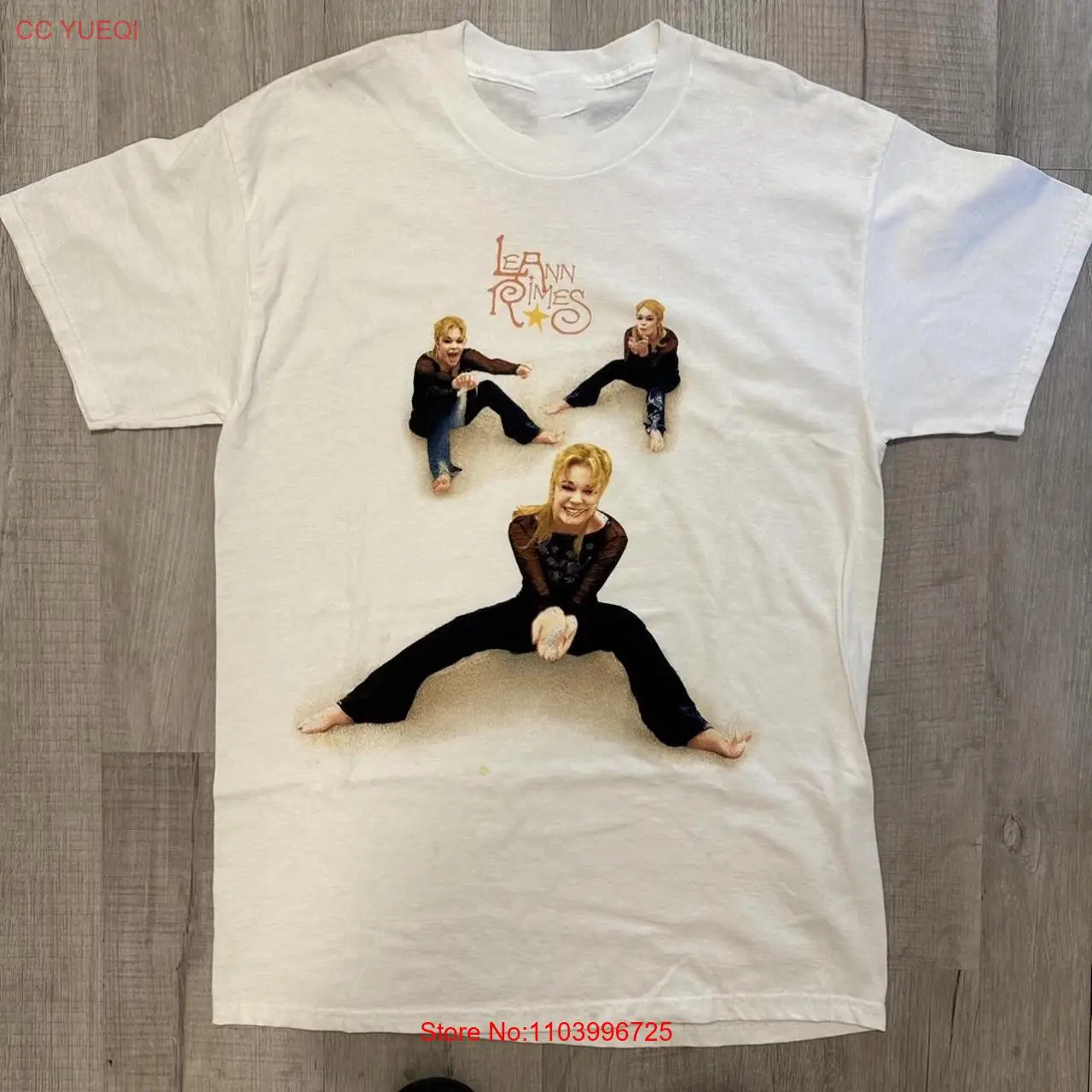 Футболка хлопковая белая для друзей все размеры LeAnn Rimes