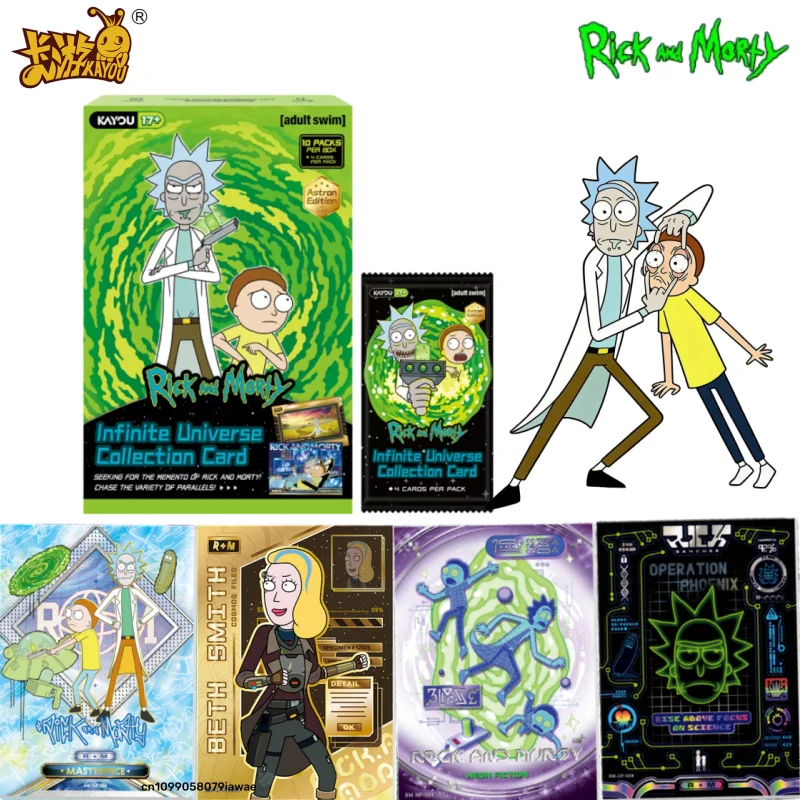 Фото Коллекционный набор карт KAYOU Authentic New Rick and Morty Infinite Universe - Starry Bag, аниме-мерч, подарок №3