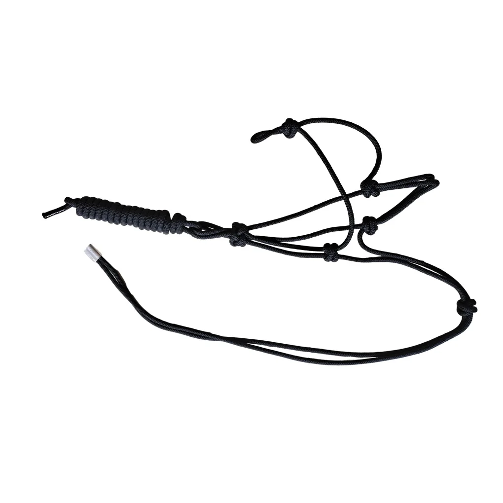 

Horse Halter Adjustable Portable Braid Knot Training Riding Bridle Headstall Harness Rope Collar Show Supply Lawn