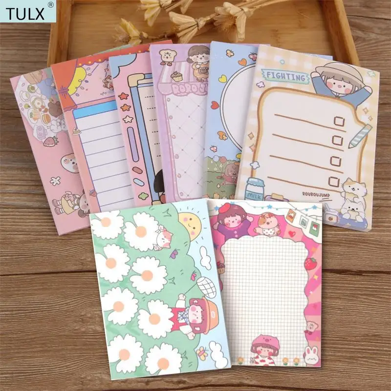 

TULX50PIECE cute stationary supplies memo pads stationery cute school supplies notepads stationery