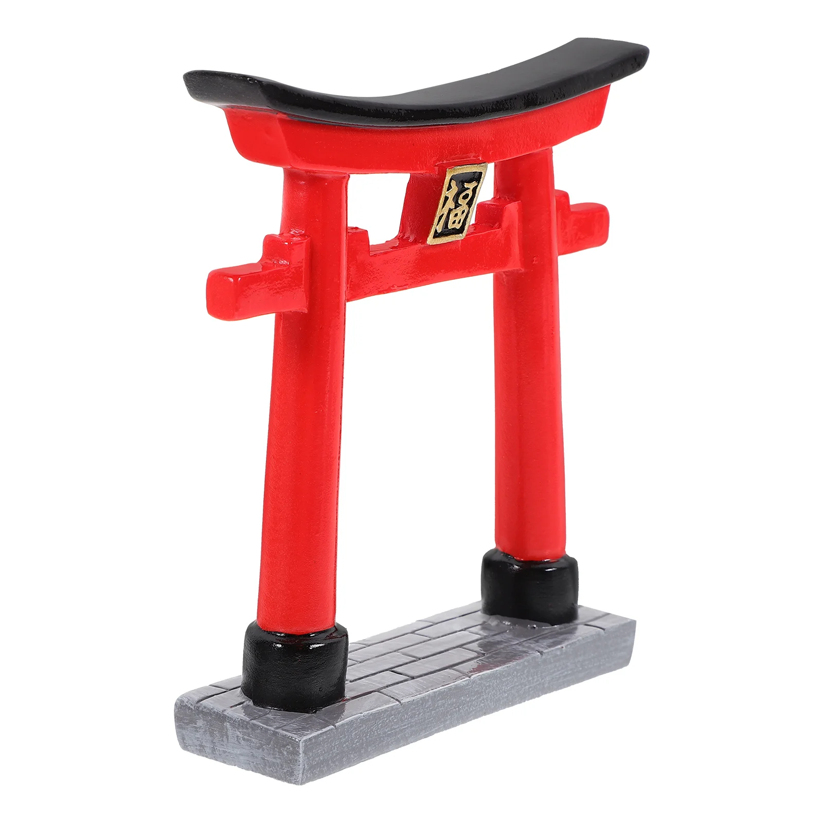 Штрина Torii Gate Декор для аквариума Мини-декоры Садовое пейзажное украшение Смола