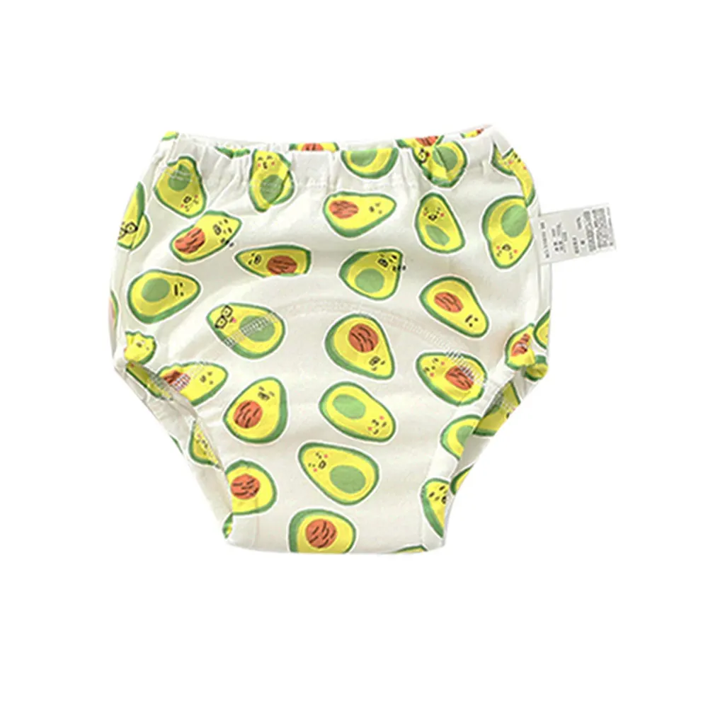 

1 PC Cute Baby Potty Training Pants Nappies For Toddler Boys Girls Cotton Cloth Diapers Panties Washable Reusable 6 Layers Crotc