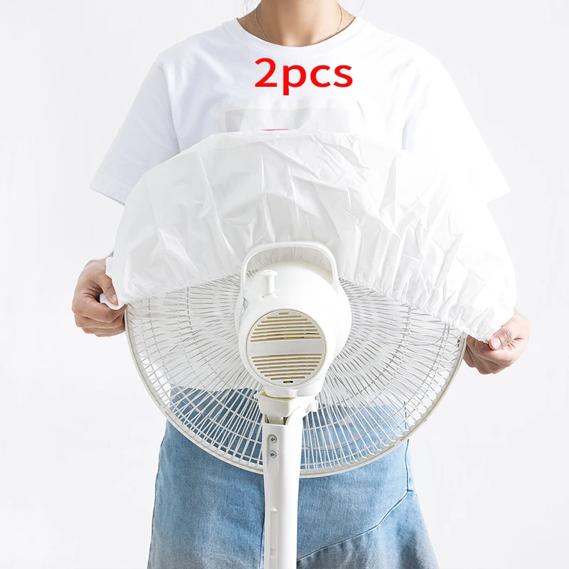 

2pcs φ48cm Round Dustproof Fan Protective Cover Large Organizer Storage Bag For Stand Floor Electric Fan Safety Cleanning Cover