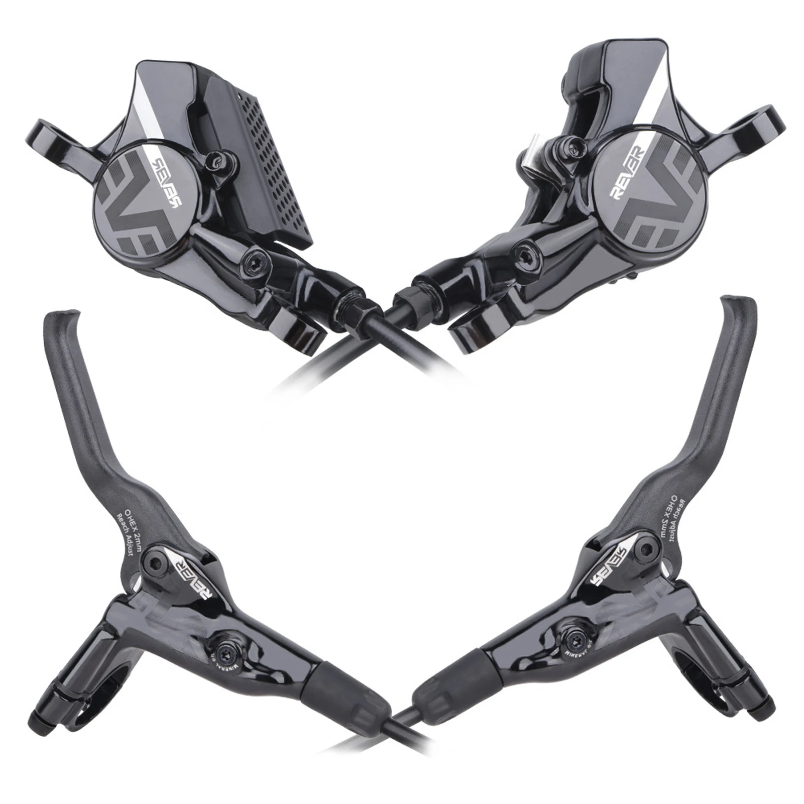 

Bike Brake Set Universal Bike 800mm/1450mm Front And Rear Hydraulic Oil Disc Braking Kit Mountain Road Bicycle Bike Repair