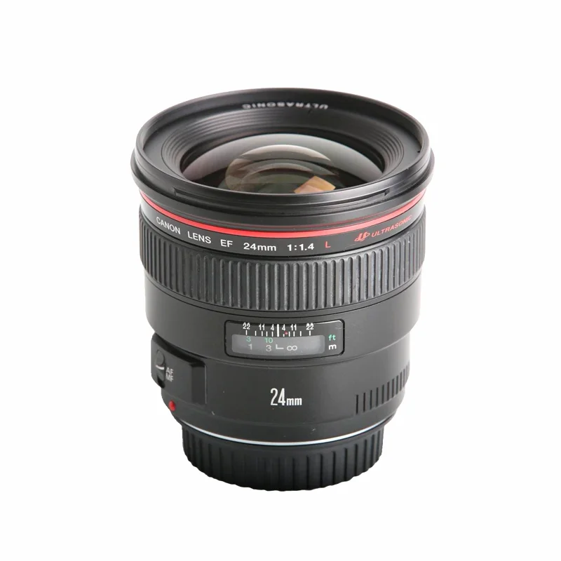 

Used original EF 24mm f/1.4L USM, a generation of fixed focus wide-angle lens full-frame lens, used lens camera