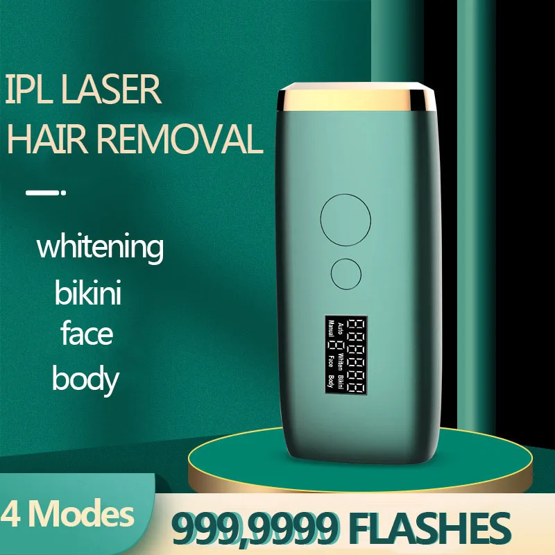 999999 Flashes IPL Epilator Devices for Women Men Painless Whole Body Home Facial Portable Permanent Laser for Hair Removal