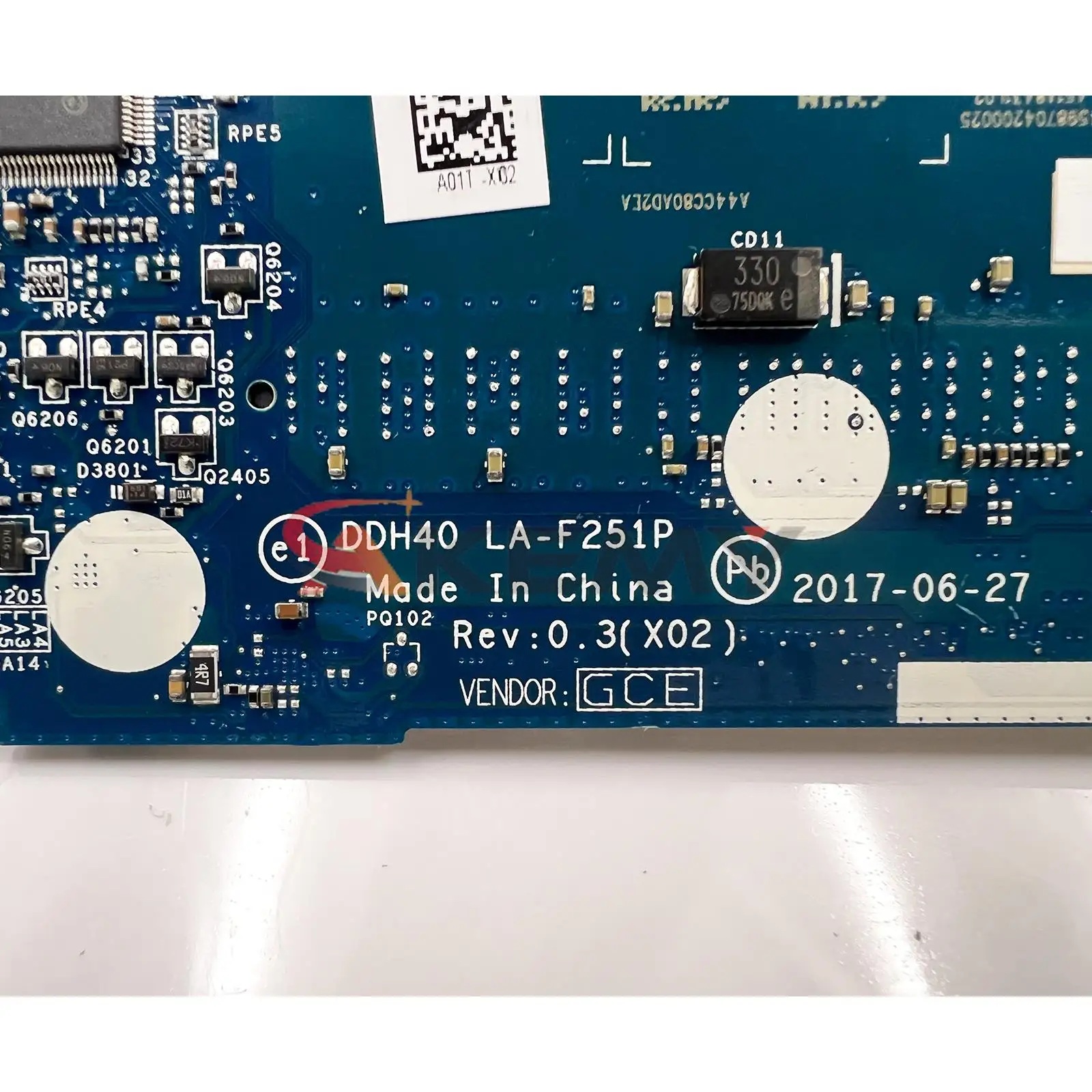 Рисунок 6 - Материнская плата для ноутбука DELL Inspiron 7572 7472