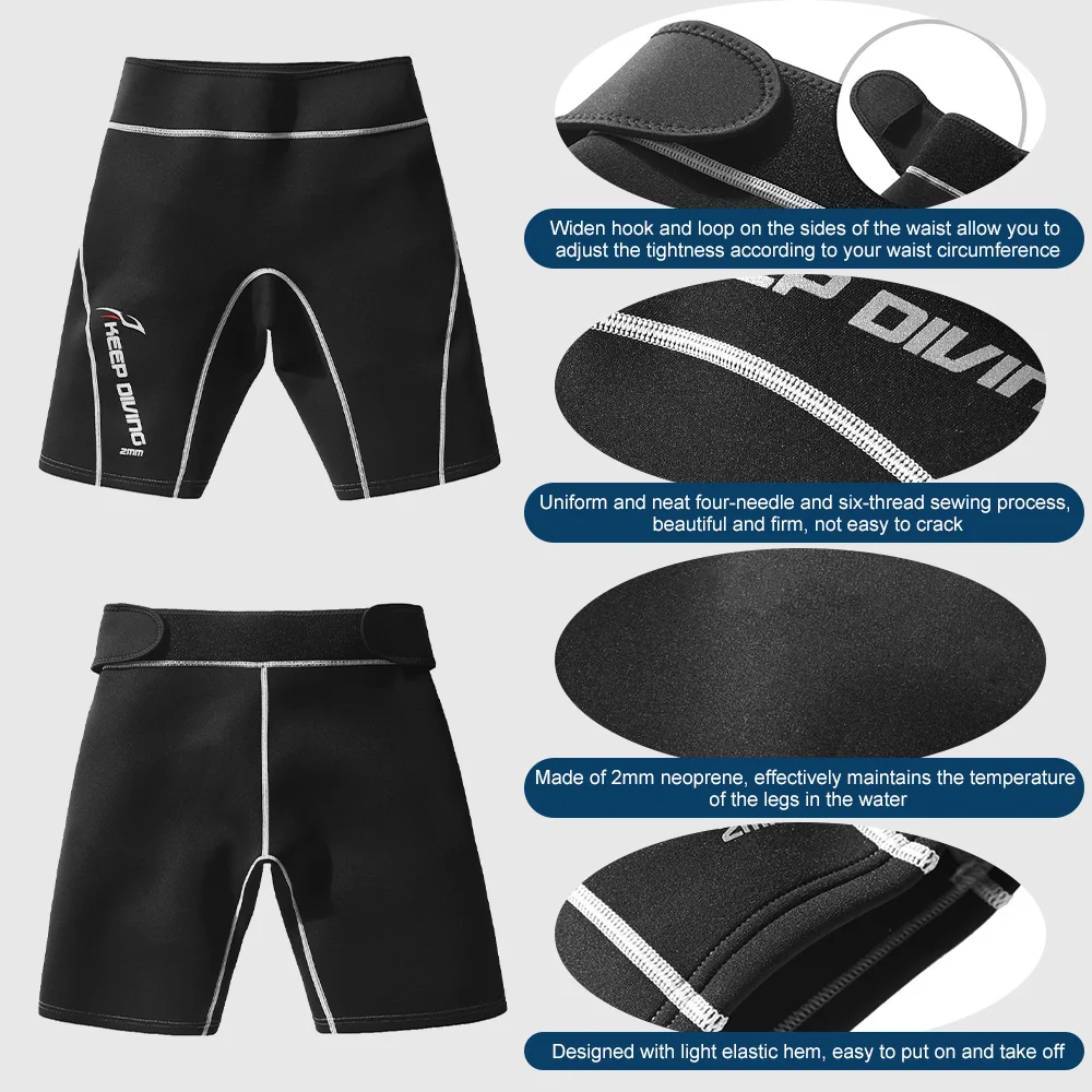 Неопреновые гидрокостюмы 2 мм шорты для дайвинга влажный костюм плавки плавания