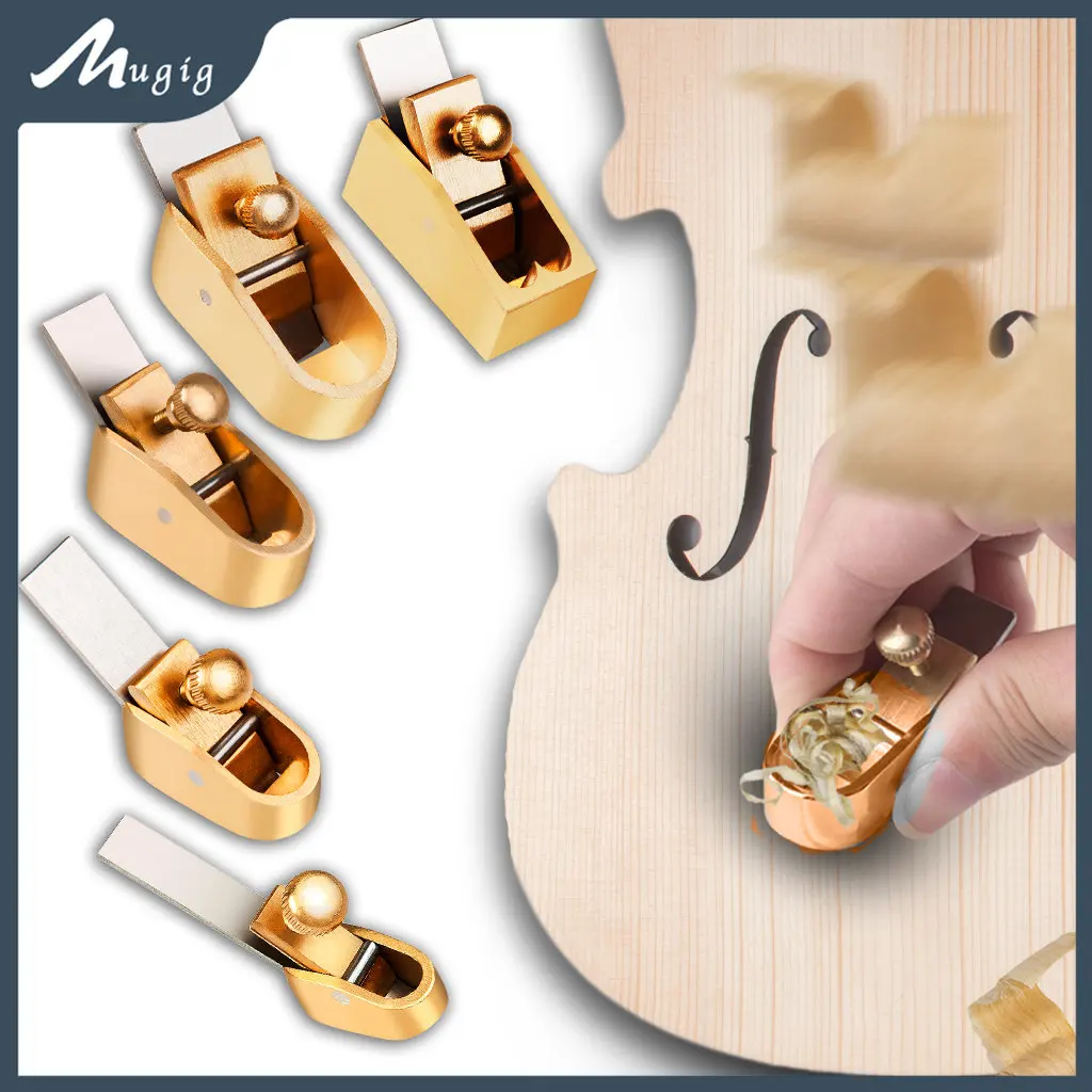 

5PCS Small Mini Violin Luthier Making Tool Plane For Violin Viola Top Back Neck Rectifier & Board Side Purfling Groove Cutter