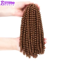 8 inch ombre synthetic spring twist crochet hair extensions for women jamaican bounce ombre braiding hair passion twist braids