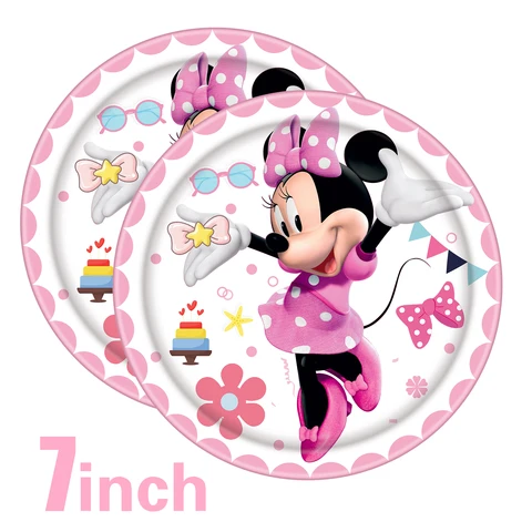 Одноразовые наборы посуды Disney Minnie Mouse на 8 персон