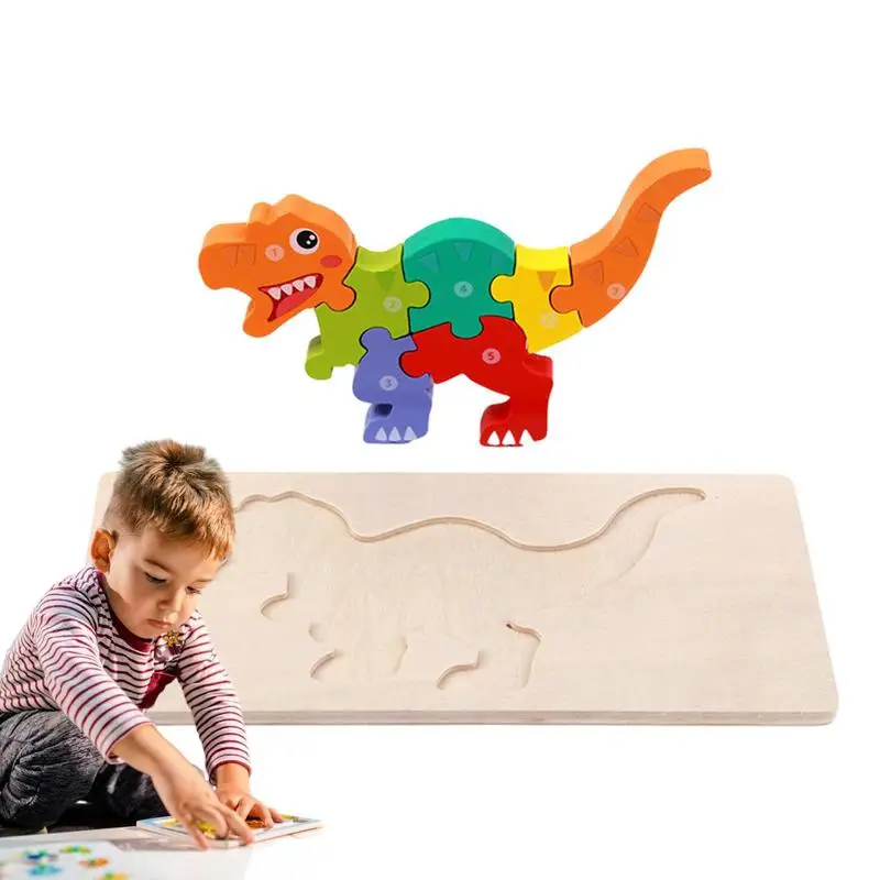 

Детский пазл-динозавр, 3D Строительная деталь, Мультяшные животные, Обучающие игрушки, динозавр, игрушка, подарок для детей, мальчиков, Рождество