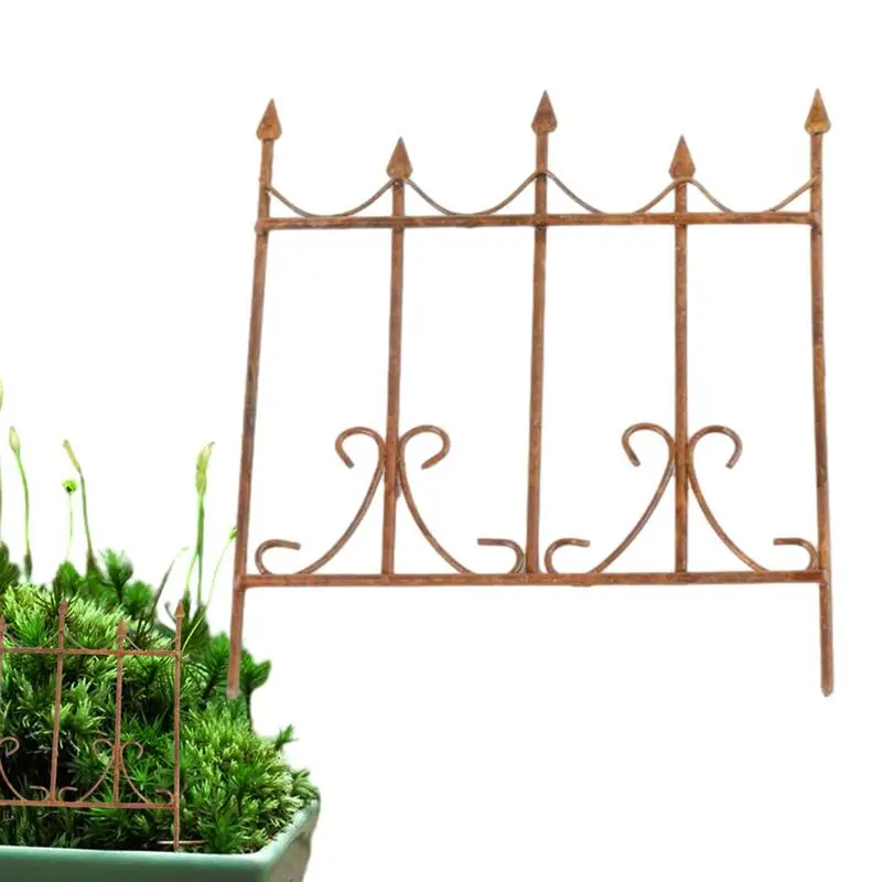 Миниатюрный забор для поделок сказочный садовый газонный барьер украшение