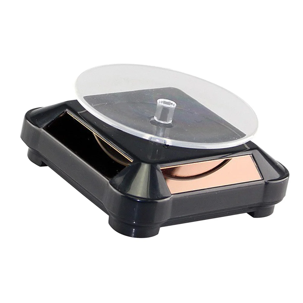 

Display Stand Rotating Turntable Jewelry Solar Electric Forenergy Organizer Table Powered Watchescase Plate Revolving Base Tree